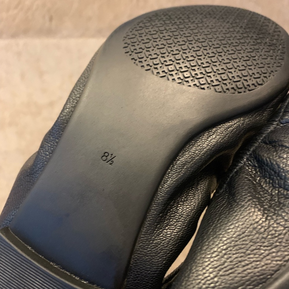 Tory Burch Allie Ballet Flats Black Leather - Picture 3 of 6